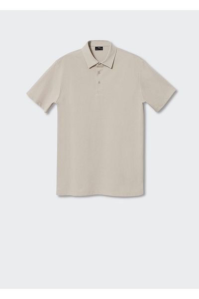 MANGO Man Ice Color Men's Polo Collar T-Shirt37000953