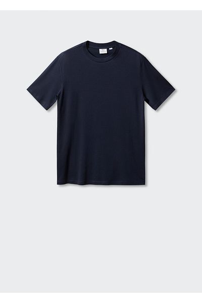 MANGO Tricou pentru bărbați bleumarin 57040792