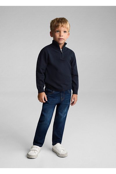 MANGO Marineblauer Pullover für Babys