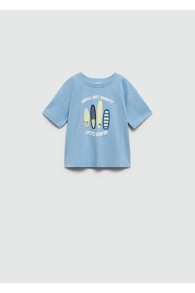 MANGO Baby Boy Blue T-Shirt