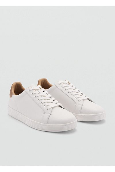 MANGO Tenis alb pentru bărbați 77030596