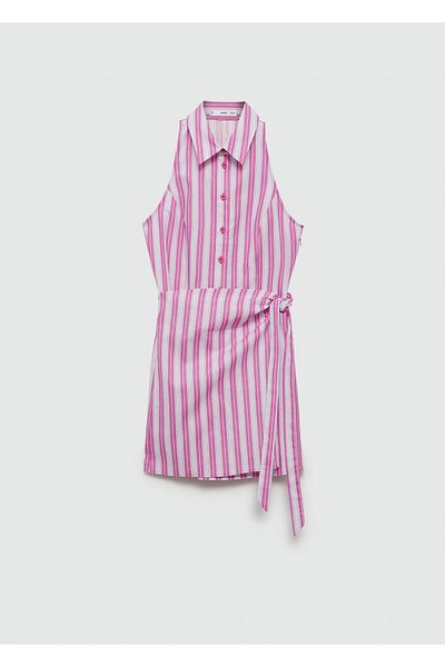 MANGO Pink Women's Dress 77010363