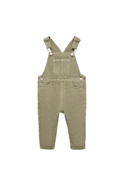 MANGO Baby Boy Khaki Jumpsuit