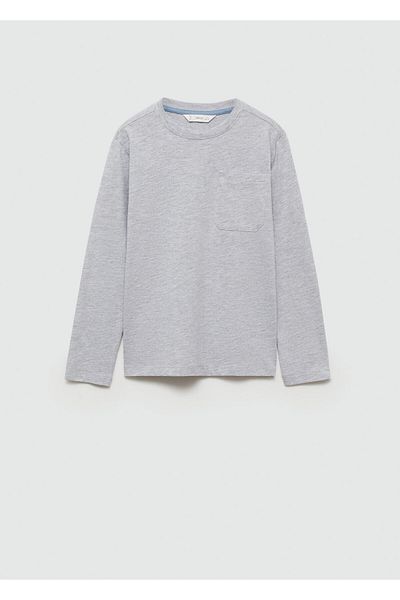 MANGO Boy's Metal Gray T-Shirt