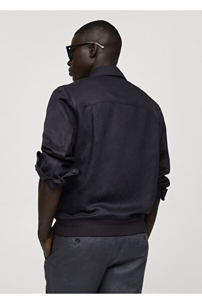 MANGO Woman Kömür Rengi Erkek Ceket 77022535