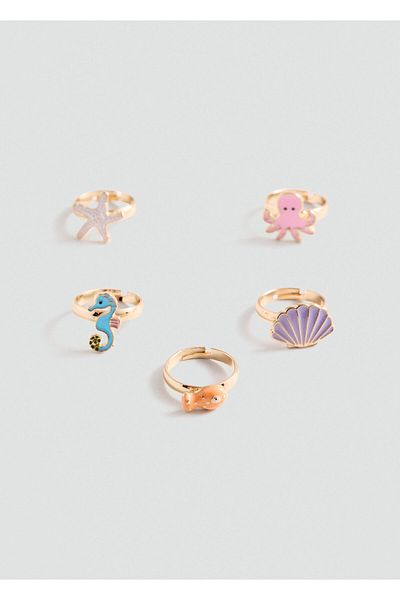MANGO Silberring für Mädchen 77090329