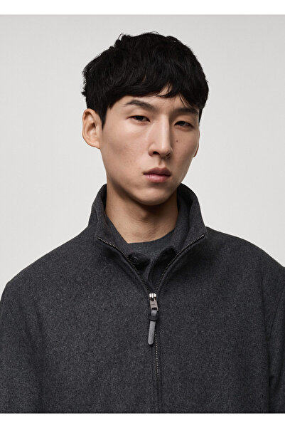 MANGO Kömür Rengi Erkek Ceket 77005967