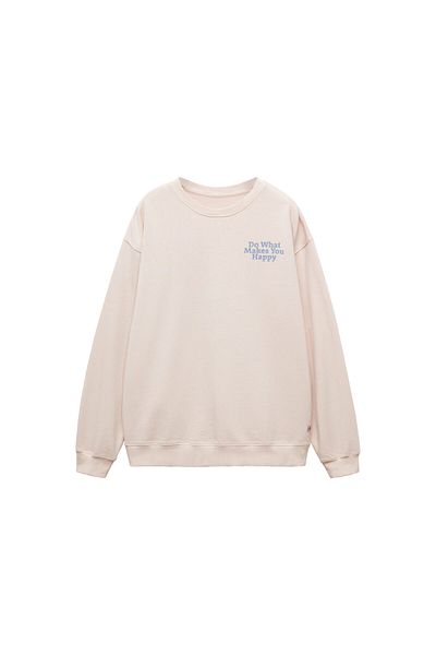 MANGO Cremefarbenes Jungen-Sweatshirt