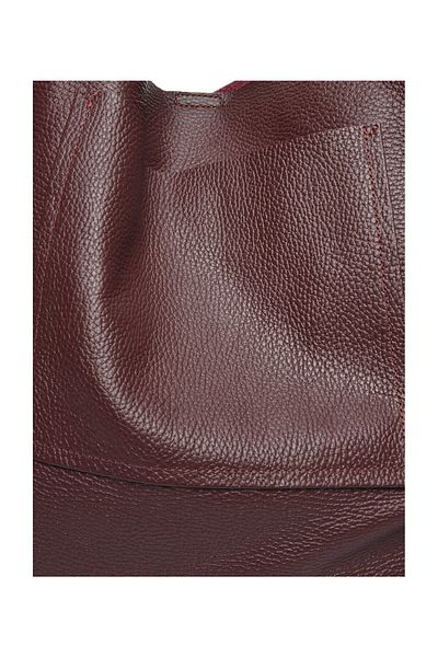Carla Ferreri Tote Bag 
 100%牛皮 
 Drawstring Closure 
 Inner Zipped Purse 
 Front Pocket 
 Dimensions (L):38X54X19