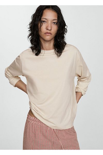 MANGO Woman Partea de jos de pijama pentru femei roșu închis 77080574