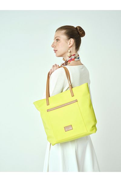 Pierre Cardin Geantă de umăr pentru femei Lime 05PO25Y1896