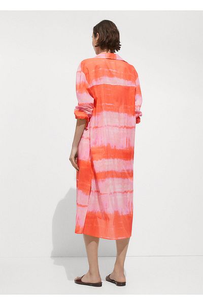 MANGO Woman Rochie portocalie de damă 77000388