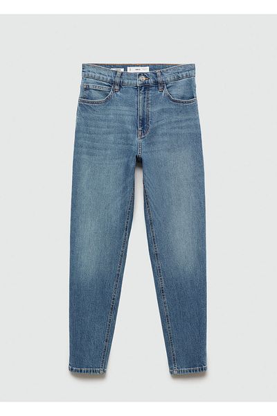 MANGO Γυναικεία τζιν σε μεσαίο τζιν χρώμα 77190601