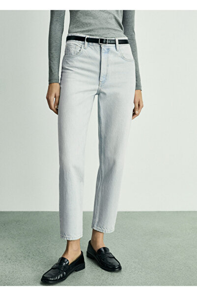MANGO Kırık Beyaz Kadın Jeans 77060366