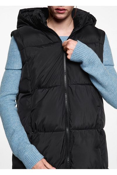 MANGO Black Girl's Vest 77055637