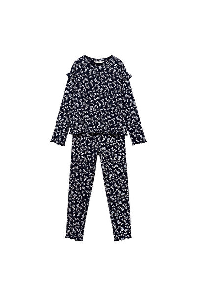 MANGO Woman Lacivert Kız Çocuk Pijama Altı 77064437
