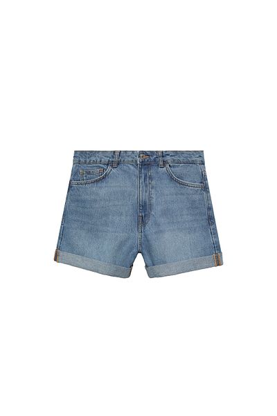 MANGO Pantaloni scurți și bermude pentru femei albastre 77050572