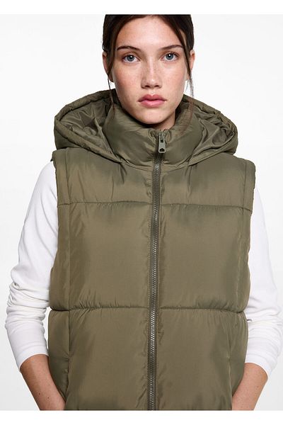 MANGO Khaki Girl's Vest 77055637