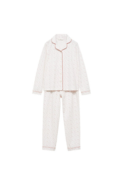 MANGO Woman Kırık Beyaz Kız Çocuk Pijama Altı 77044439