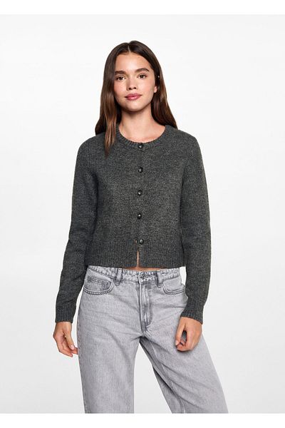 MANGO Gray Girl's Cardigan 77055984