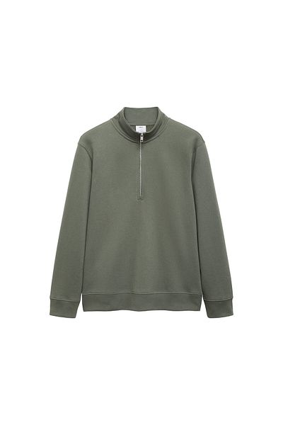 MANGO Woman Hanorac verde pentru bărbați 77007119