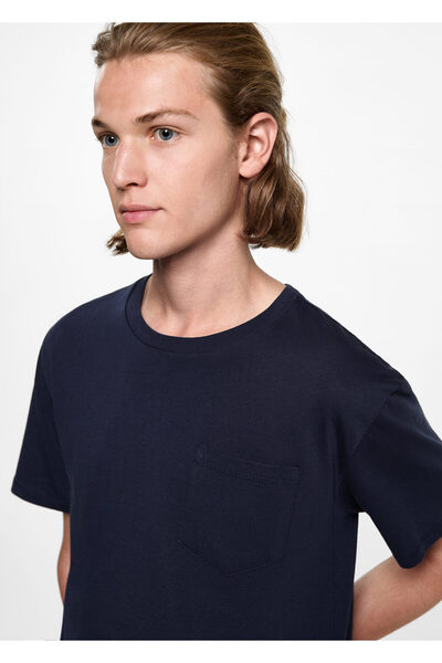 MANGO Erkek Çocuk Lacivert Pijama Takımı