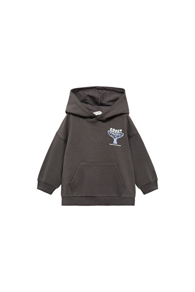 MANGO Woman Kömür Rengi Erkek Bebek Sweatshirt 77034771