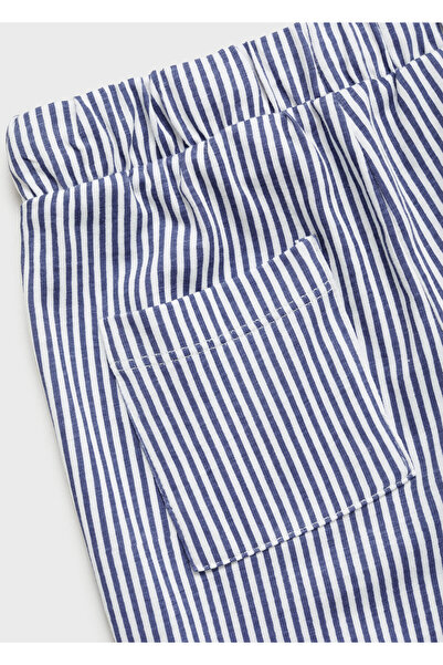 MANGO Pantaloni de pijama alb catifelat pentru bebelusi