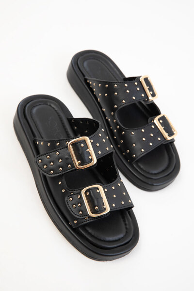 SOHO Papuci negri pentru femei 20620