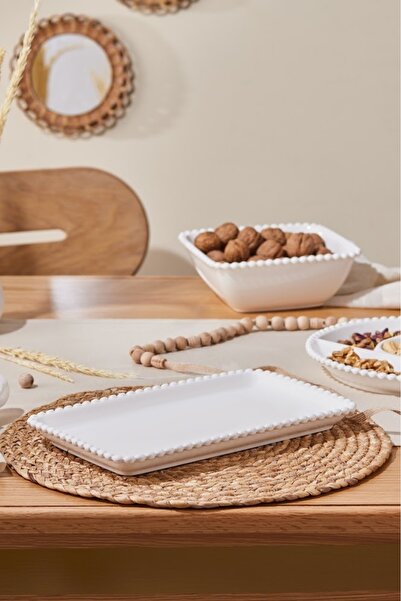 Karaca Carmen Perla Kayık Tabak 30 Cm