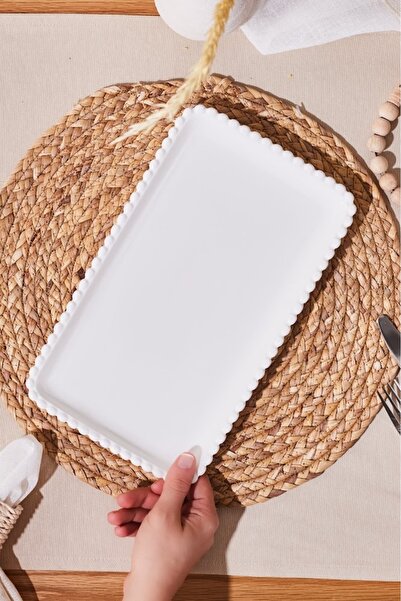 Karaca Carmen Perla Kayık Tabak 30 Cm