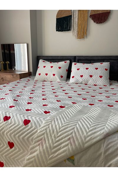 Faiend Microfabric |   Digital Printed |   Dowry Double Bedspread Set |   Gift