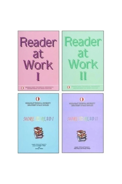 Odtü Reader At Work 1+2 & More To Read 1+2 Full Set - Güncel Son Baskı