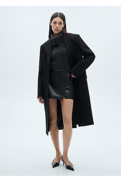 MANGO Black Women's Skirt 87060457