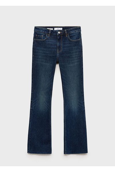 MANGO Blugi de damă din denim închis 87090442