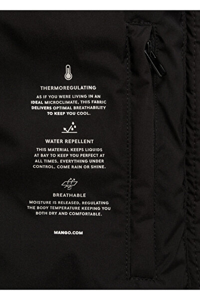 MANGO Siyah Kadın Mont 87010346