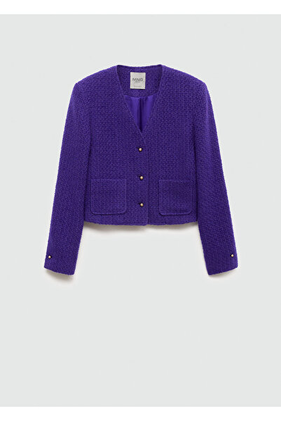 MANGO Woman Mor Kadın Ceket 77034794