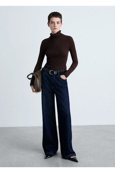 MANGO Chocolate Women's Sweater 87030441