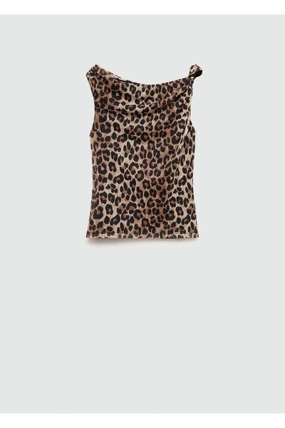 MANGO Woman Koyu Camel Kadın Büstiyer 77042937