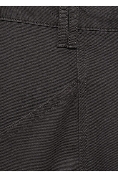 MANGO Kömür Rengi Kız Çocuk Pantolon 87063276