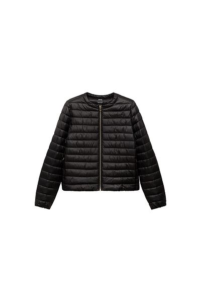 MANGO Palton negru de damă 87050349