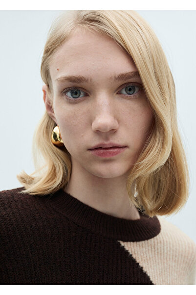 MANGO Koyu Camel Kadın Kazak 87070451