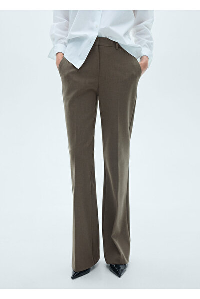 MANGO Woman Yesil Kadın Pantolon 77055649