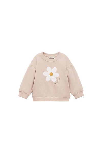 MANGO Sand Baby Girl Sweatshirt 77096748