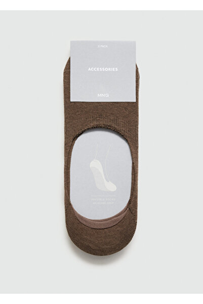 MANGO Braune Herrensocken 77020633