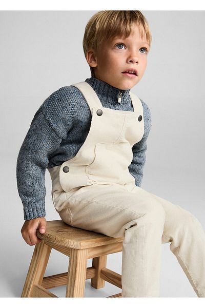 MANGO Baby Boy Natural Jumpsuit