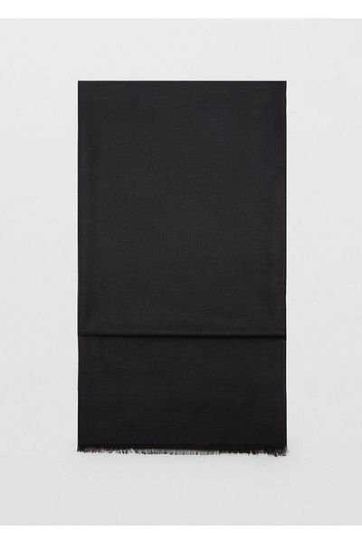 MANGO Black Women's Scarf - 77283259
