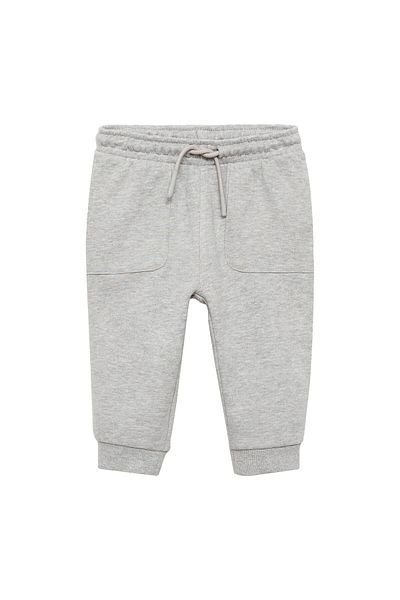 MANGO Baby Boy Metal Gray Trousers
