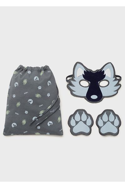 MANGO Woman Boy's Charcoal Pajama Set