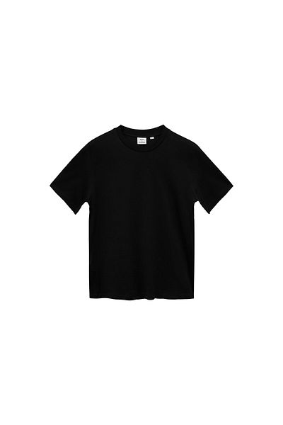 MANGO Tricou negru pentru bărbați 77070585
